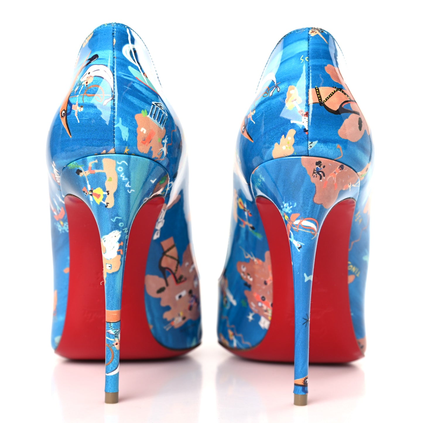 Patent Odissey Hot Chick 100 Pumps 39.5 Multicolor