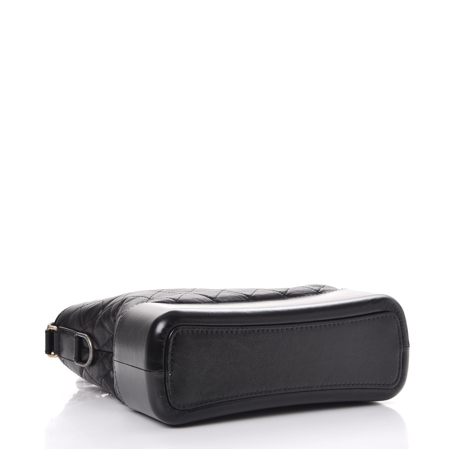 Chanel Aged Calfskin Quilted Medium Gabrielle Hobo Black 4 of 7