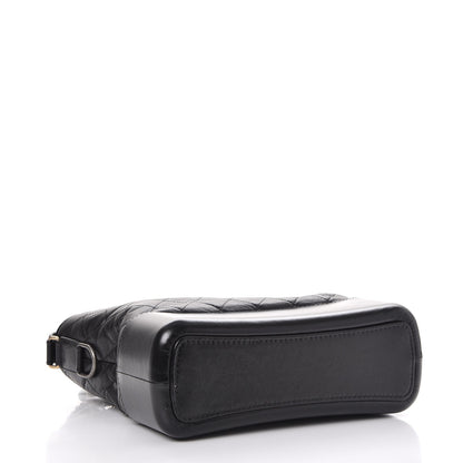 Chanel Aged Calfskin Quilted Medium Gabrielle Hobo Black 4 of 7