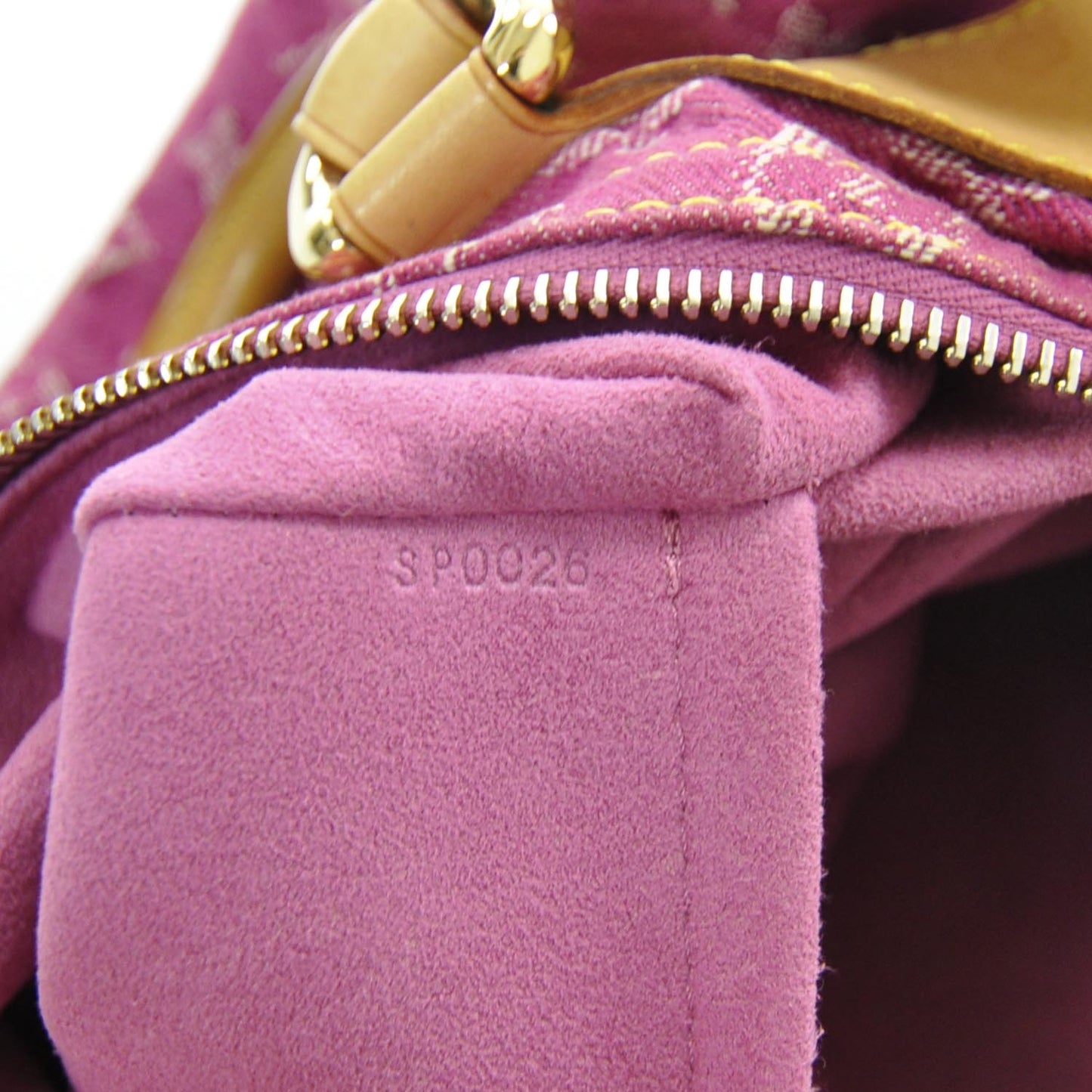Monogram Denim Neo Speedy Fuchsia