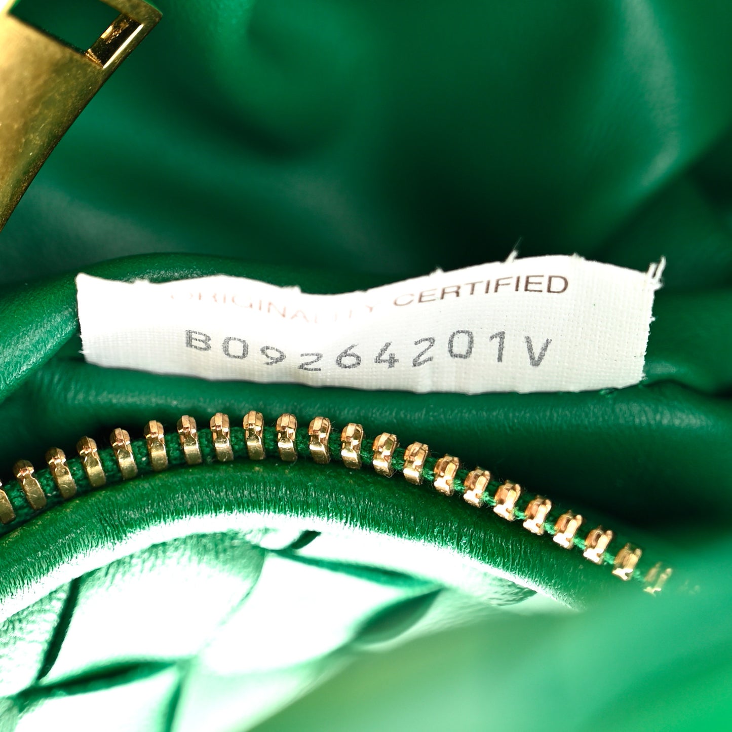 Nappa Intrecciato Mini Jodie Racing Green
