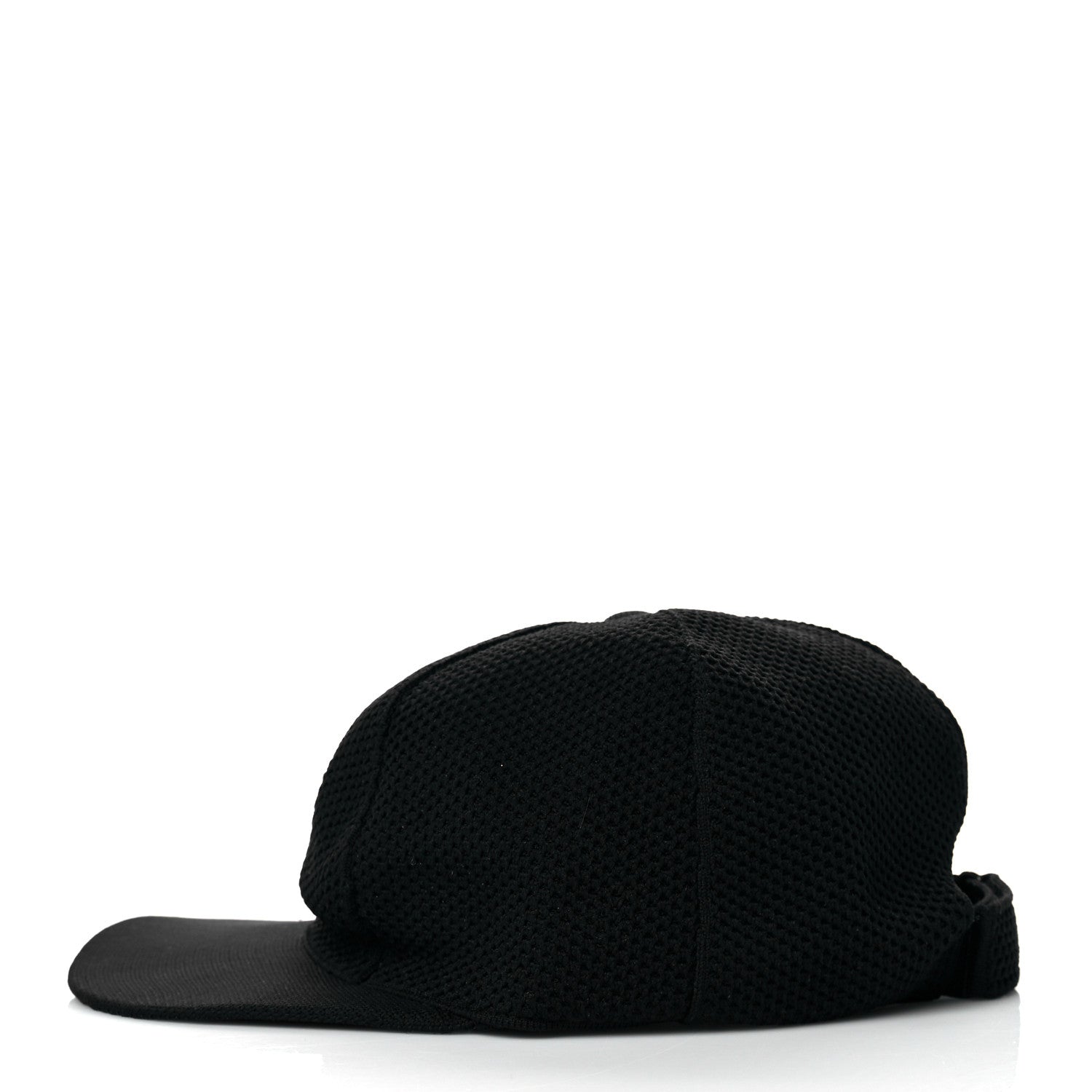 Fendi Mesh Tonal Knit FF Baseball Hat Black 5 of 7