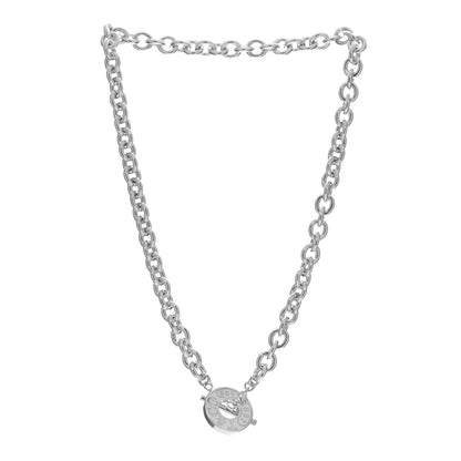 Tiffany Sterling Silver 1837 Toggle Necklace 6 of 8