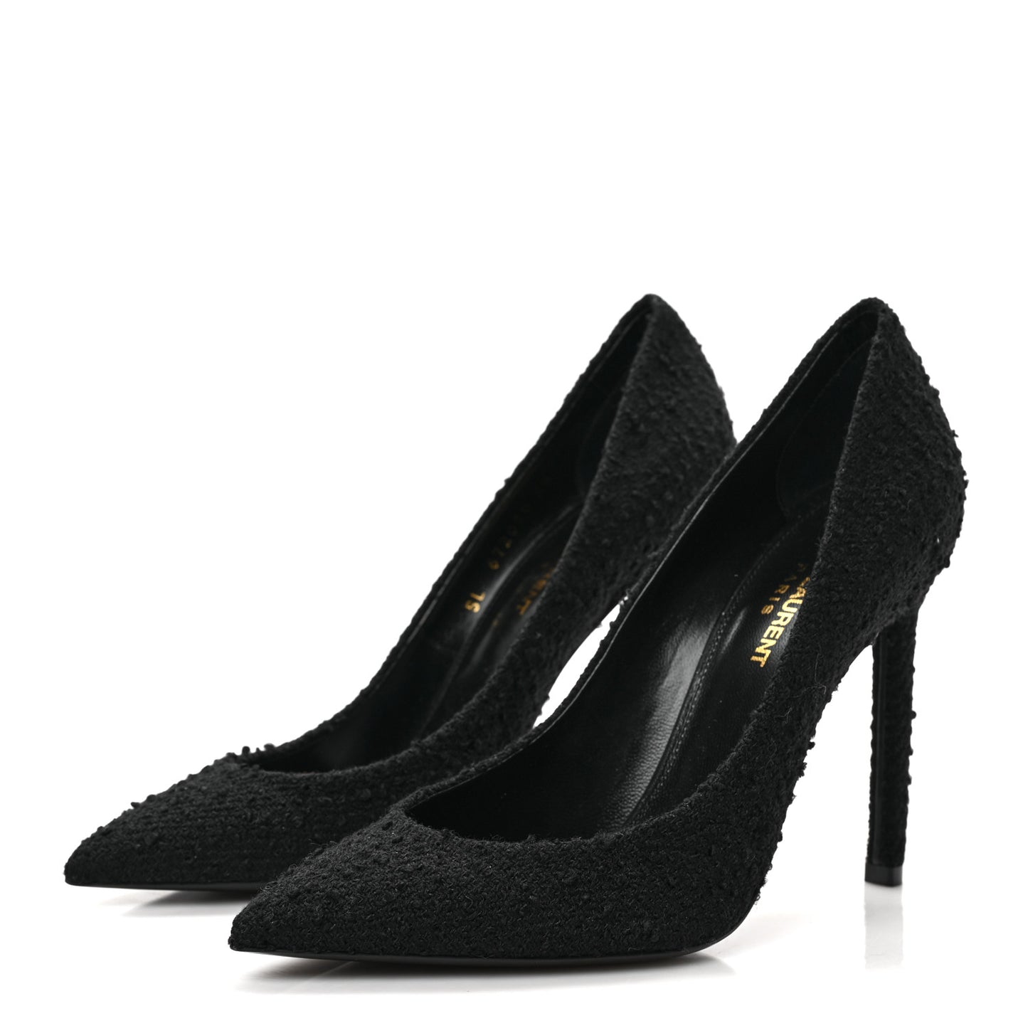Tessuto Boucle New Ria 105 Pumps 38 Black