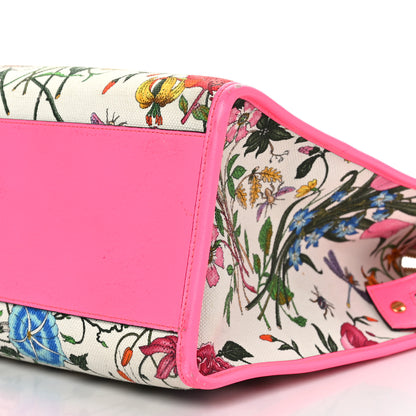 Gucci Canvas Large Flora Tote Pink Multicolor Fuchsia 9 of 9