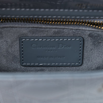 Christian Dior Patent Cannage Mini Lady Dior Light Blue 6 of 10