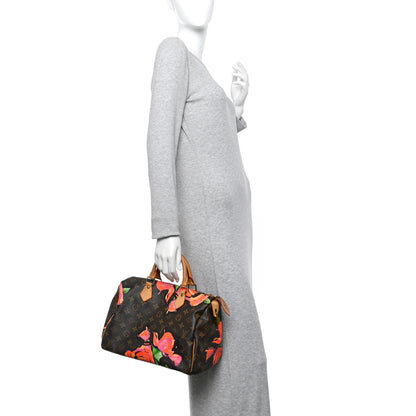 Louis Vuitton Monogram Roses Speedy 30 2 of 10