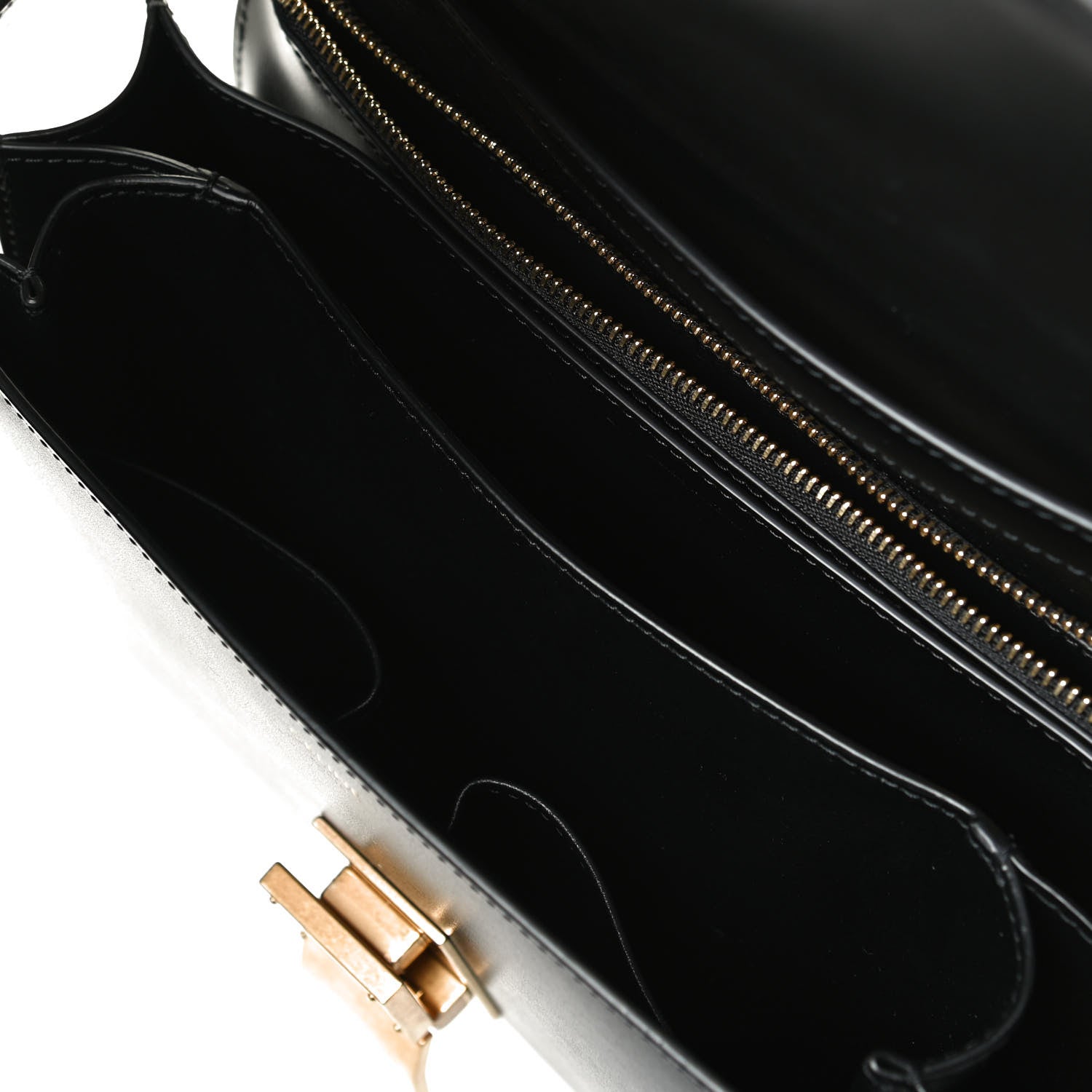 Celine Box Calfskin Medium Classic Box Flap Bag Black 12 of 15