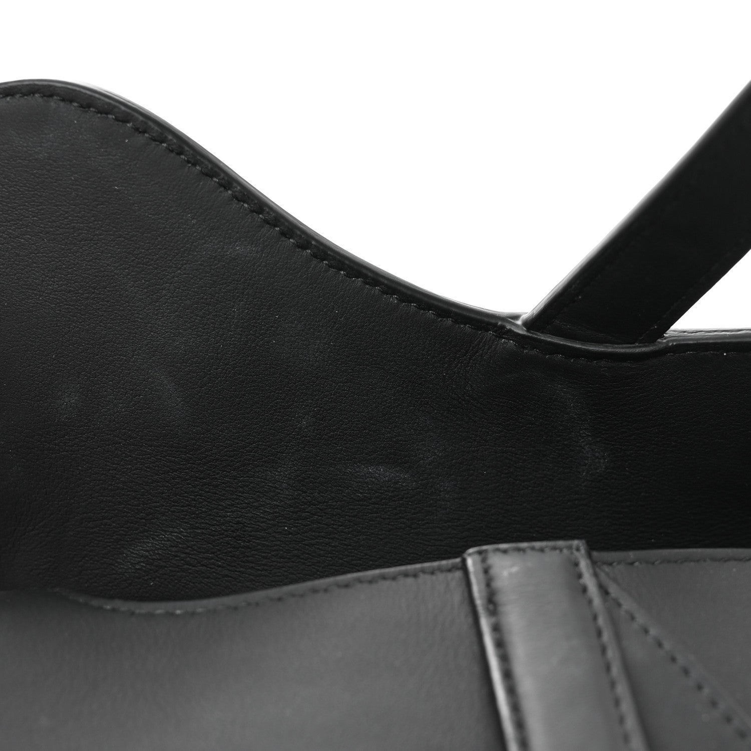 Christian Dior Ultra Matte Calfskin Mini Saddle Bag Black 14 of 14