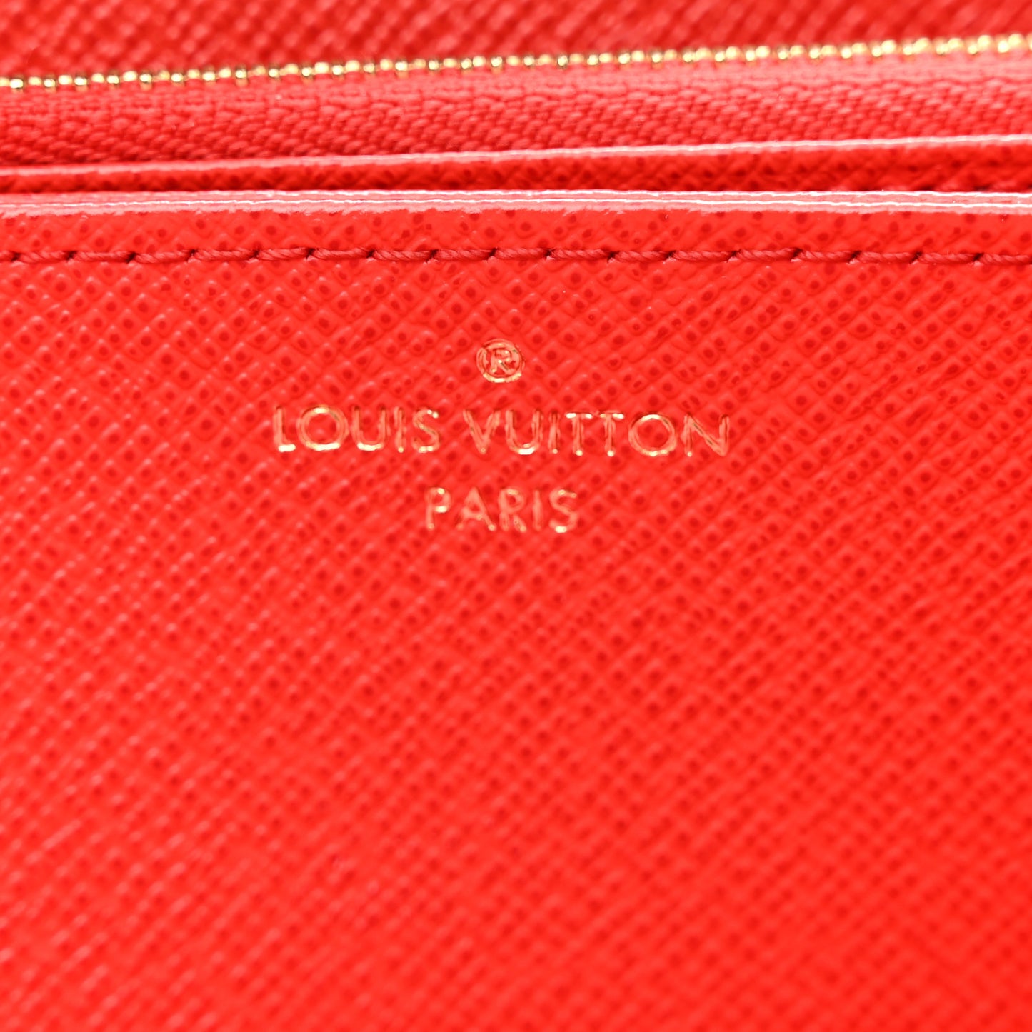 Monogram Zippy Wallet Coquelicot