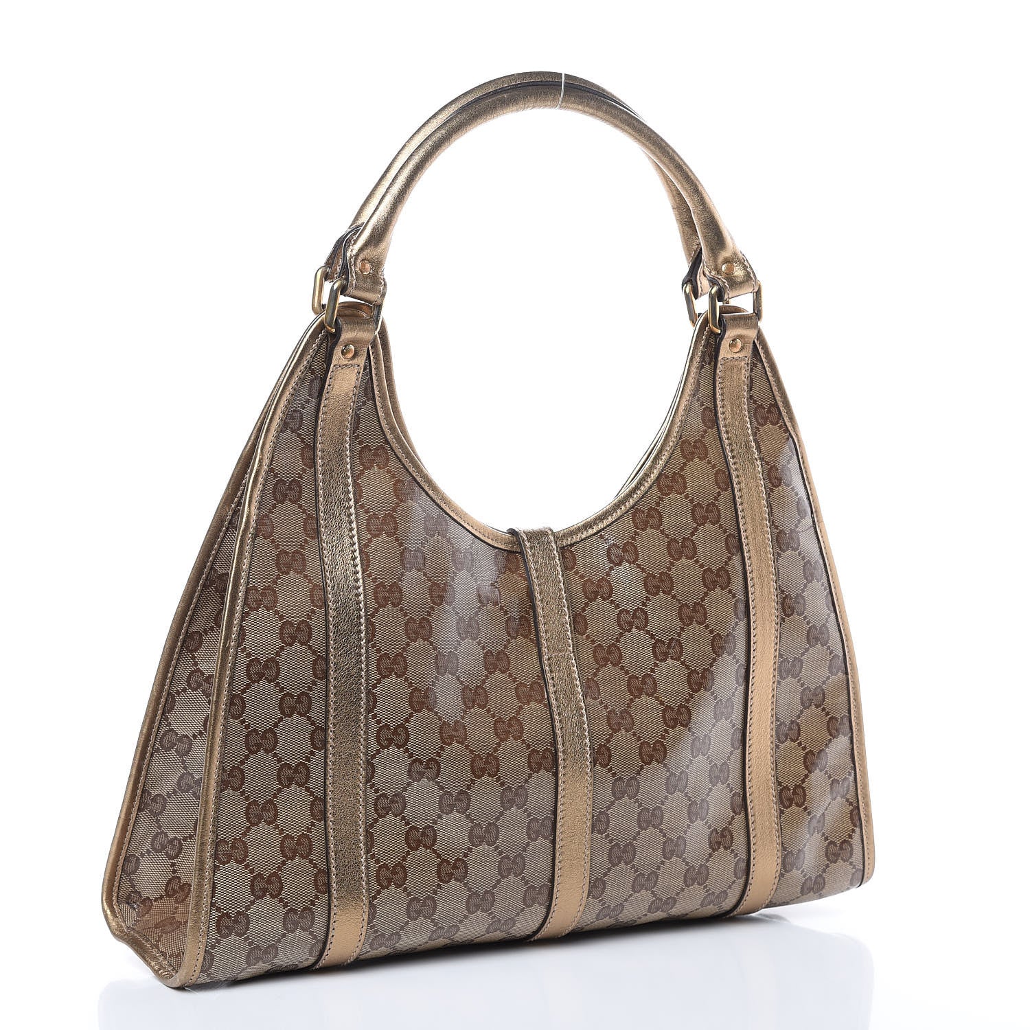 Gucci Crystal Monogram Medium Joy Shoulder Bag Bronze 3 of 15