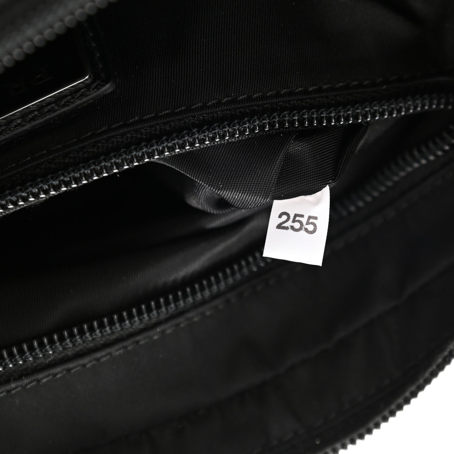 Tessuto Nylon Saffiano Belt Bag Black