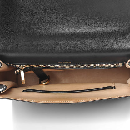 Delvaux Calfskin MM Tempete Satchel Black 5 of 9
