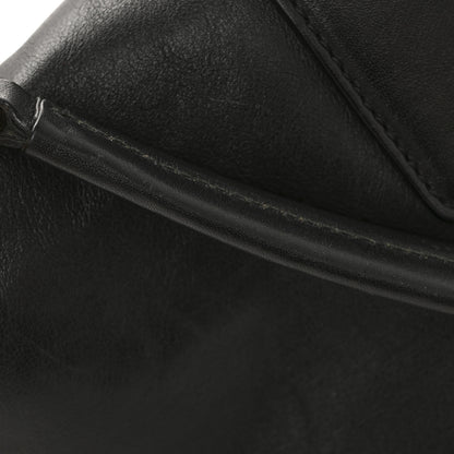Salvatore Ferragamo Calfskin Gancio Lock Shoulder Bag Black 12 of 13