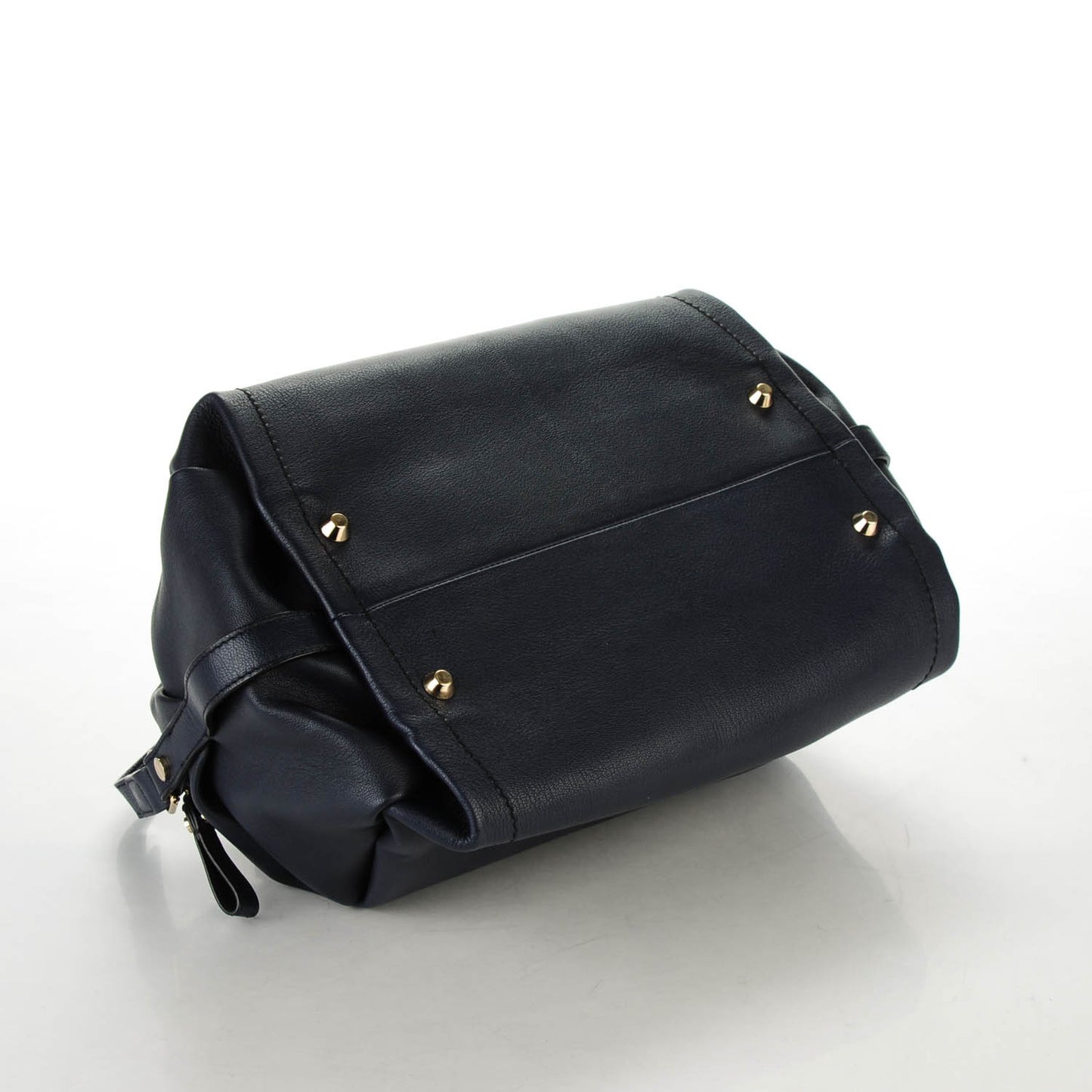 Goatskin Trilogy Bowling Bag Midnight Blue
