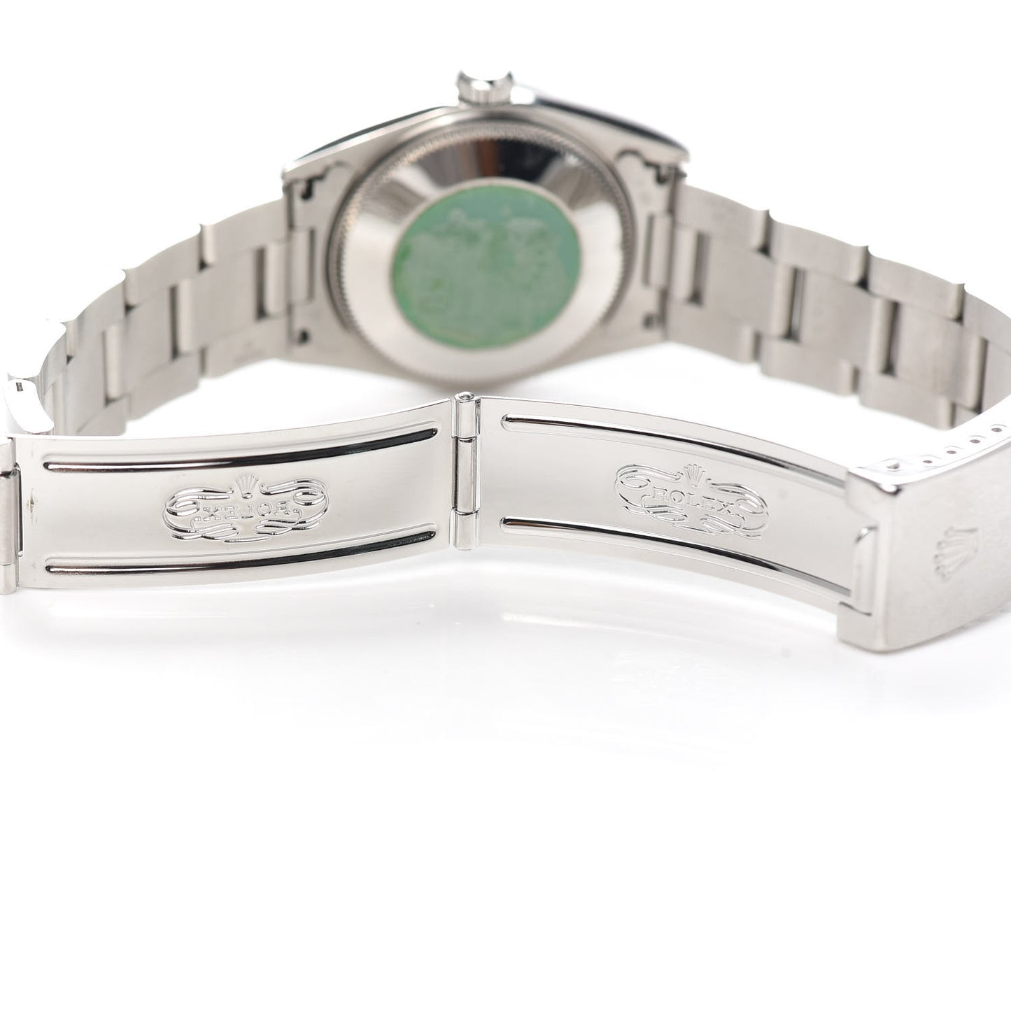 Stainless Steel 31mm Oyster Perpetual Watch Black 77080