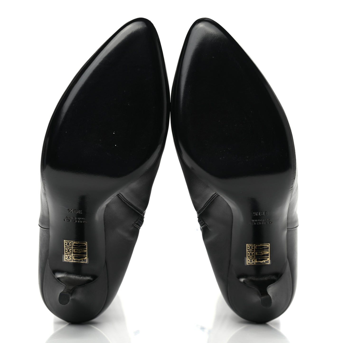Calfskin Rodano Boots 39.5 Black