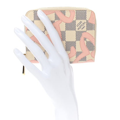 Louis Vuitton Damier Azur Tahitienne Zippy Coin Purse 3 of 9