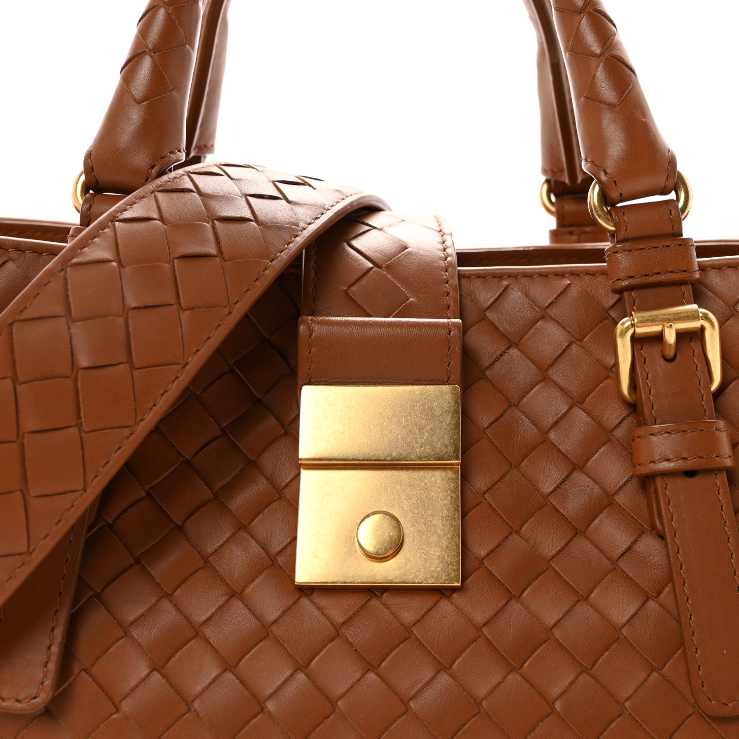 Bottega Veneta Calfskin Intrecciato Small Roma Noce 8 of 10