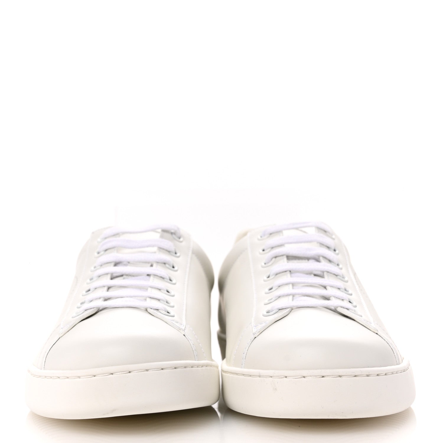 Gucci Calfskin Interlocking G Perforated Mens Ace Sneakers 9.5 White Grey Sky 3 of 11