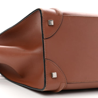 Celine Smooth Calfskin Mini Luggage Sienna 8 of 13