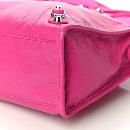 Balenciaga Agneau Classic Silver Hardware S City Fuchsia 5 of 9