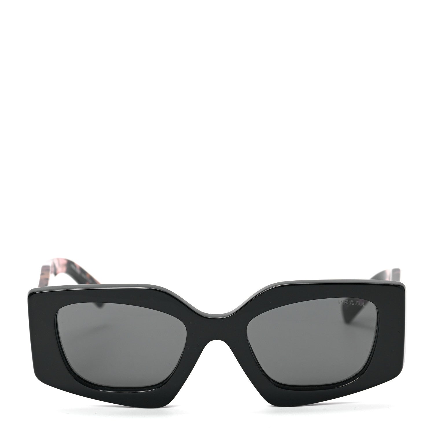 Prada Acetate Square Sunglasses SPR 15Y Slate Gray 3 of 12