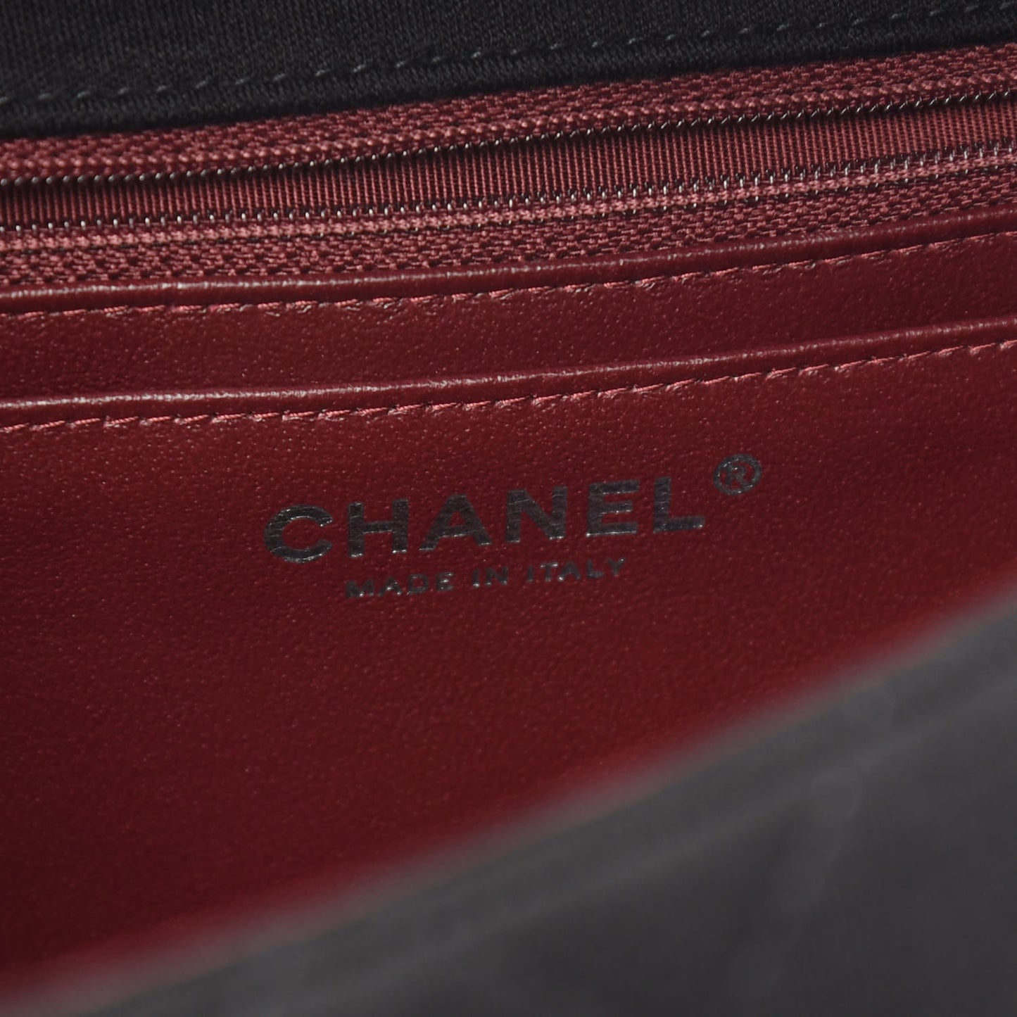Jersey Quilted Jumbo Single Flap Black