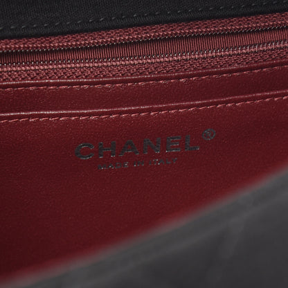 Chanel Jersey Quilted Jumbo Single Flap Black 6 of 10