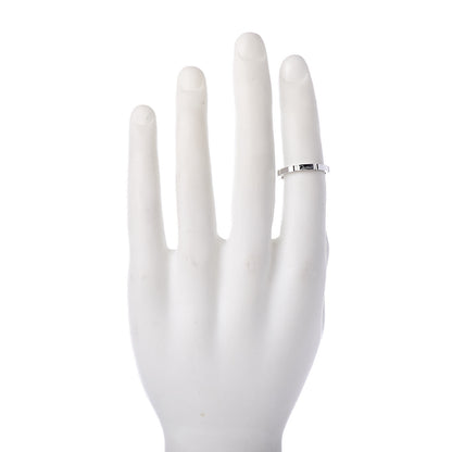 Cartier 18K White Gold 2.5mm Maillon Panthere Wedding Band Ring 59 8.75 2 of 6