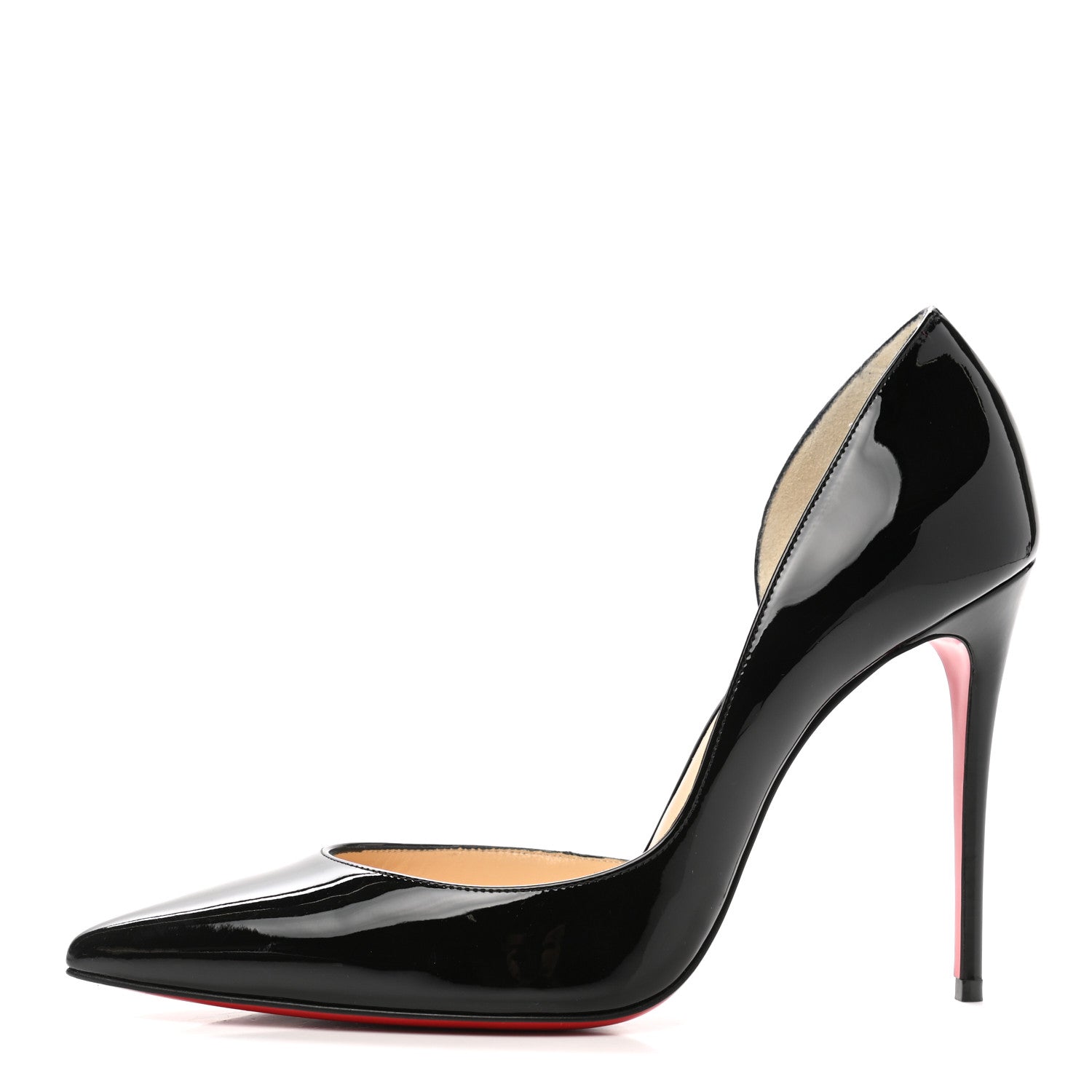 Christian Louboutin Patent Iriza 100 Pumps 38.5 Black 1 of 9