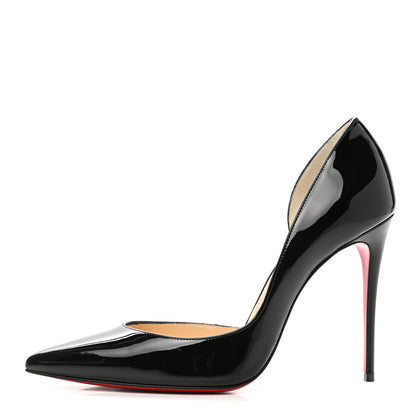 Christian Louboutin Patent Iriza 100 Pumps 38.5 Black 1 of 9