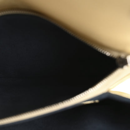 Louis Vuitton Metallic Lambskin Embossed Monogram Pochette Coussin Gold 6 of 12