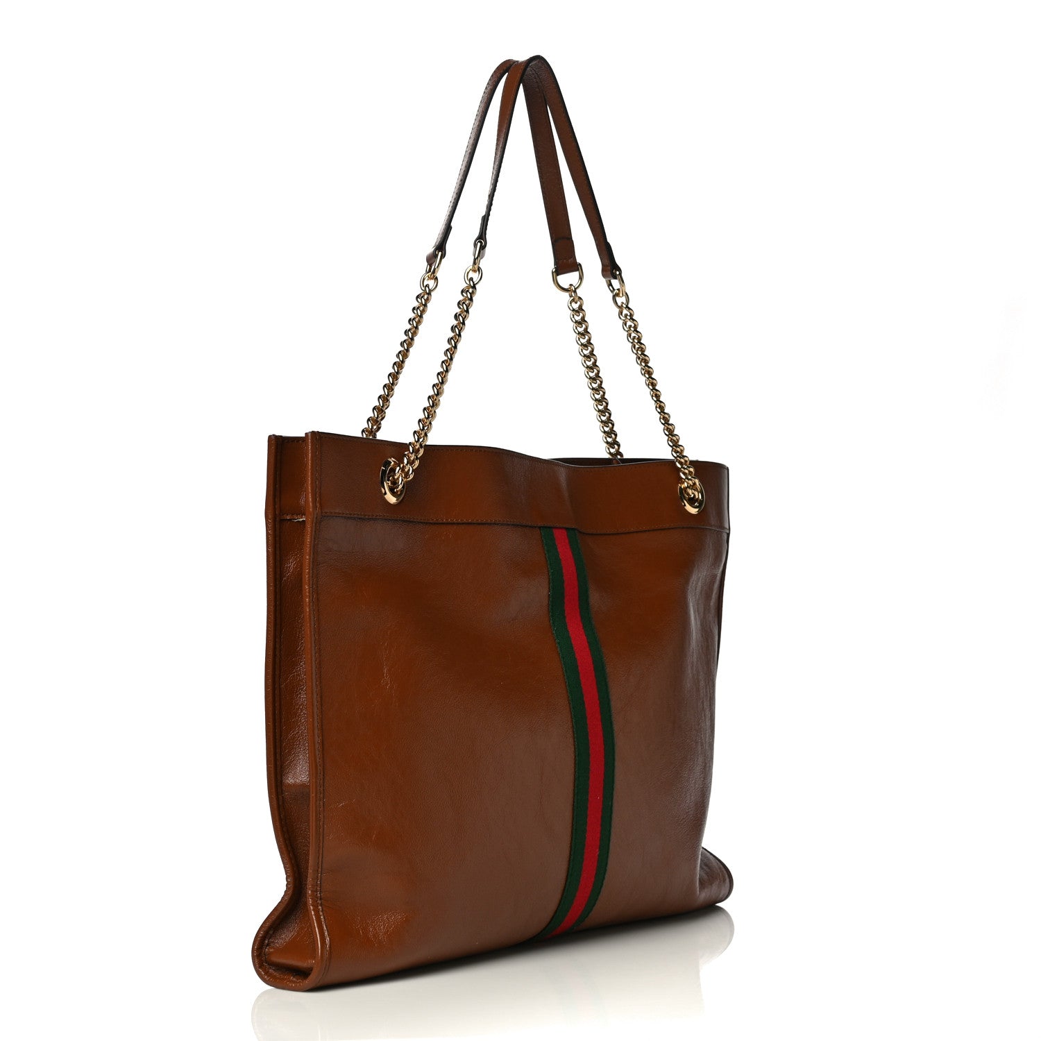 Gucci Calfskin Large Rajah Chain Tote Cuir 4 of 11