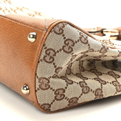 Gucci Monogram Calfskin Large Bardot Shoulder Bag Brown 9 of 9
