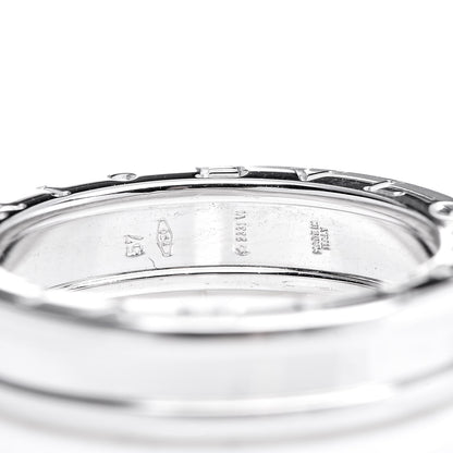 Bulgari 18K White Gold B.Zero1 Ring 57 8 4 of 5