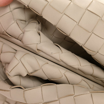 Bottega Veneta Nappa Maxi Intrecciato The Pouch Oversized Clutch Plaster 12 of 12