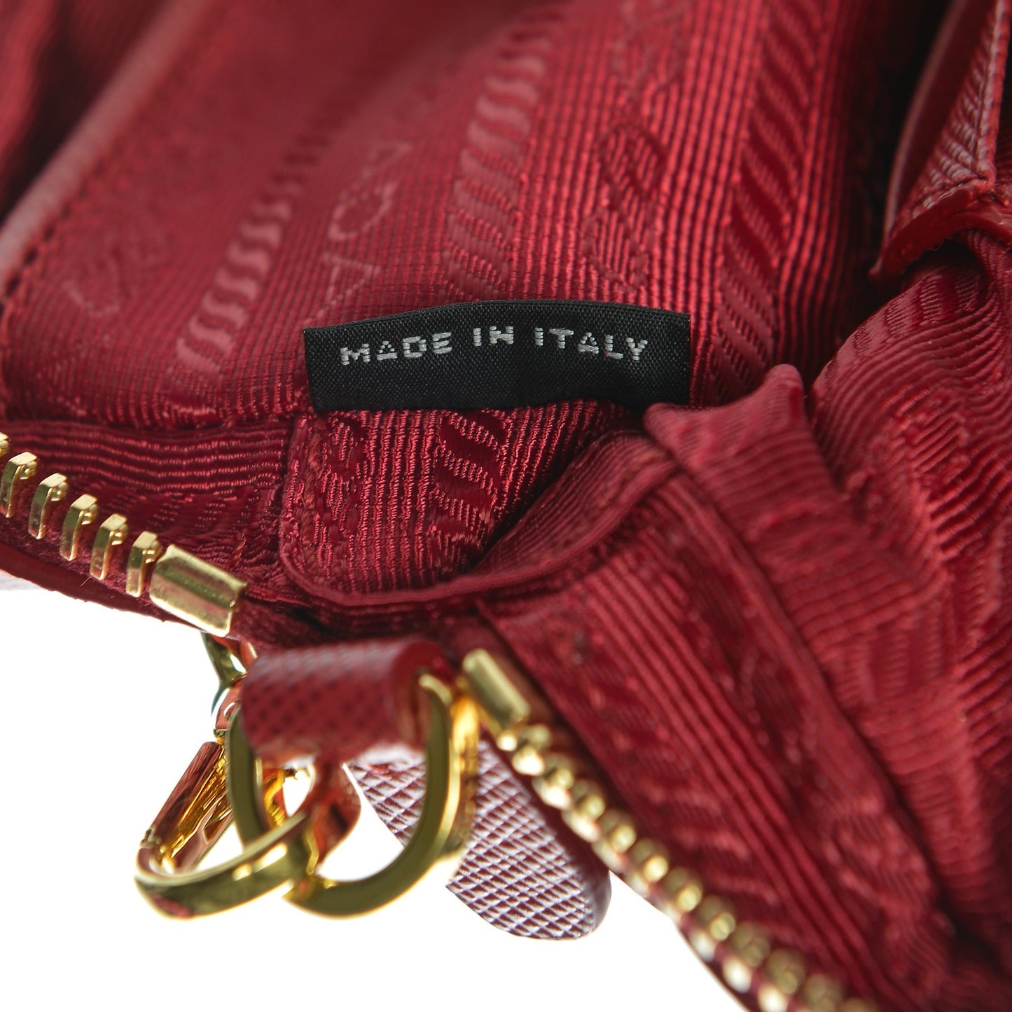 Saffiano Mini Camera Crossbody Bag Fuoco