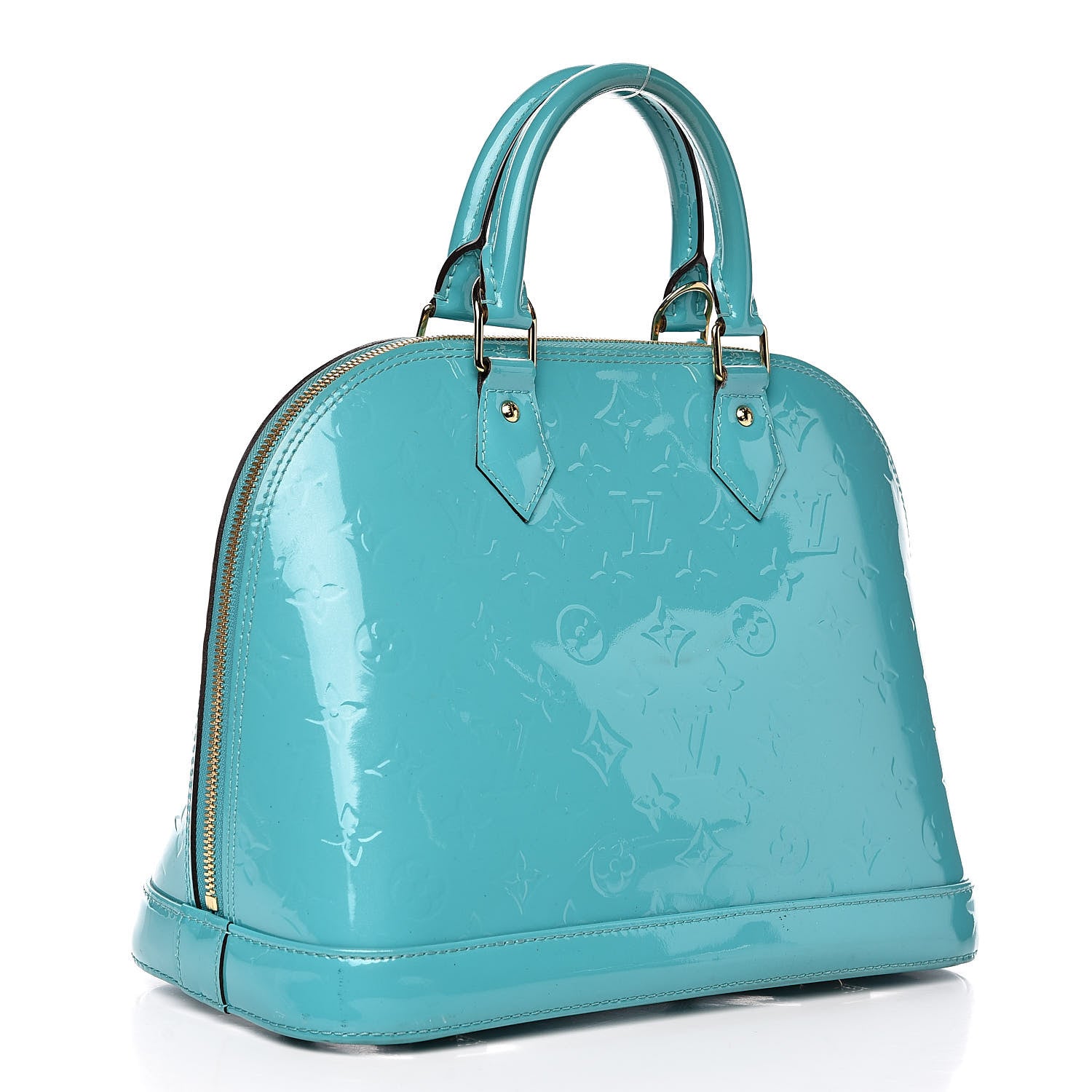 Louis Vuitton Vernis Alma PM Turquoise 3 of 18