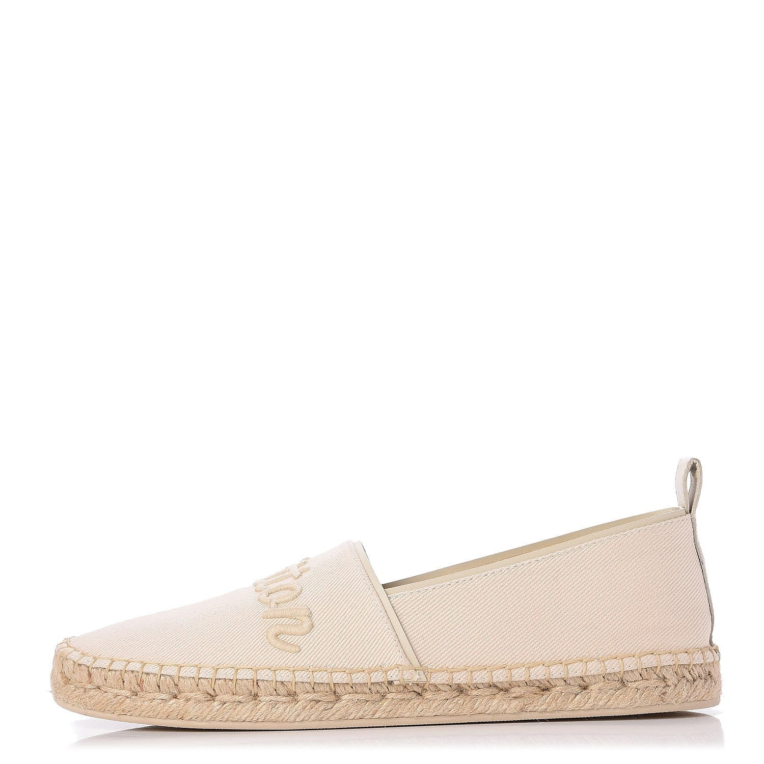 Louis Vuitton Canvas Waterfall Espadrille Flats 38 Ecru 1 of 10