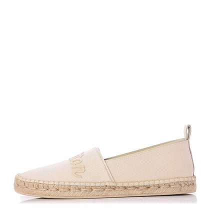 Louis Vuitton Canvas Waterfall Espadrille Flats 38 Ecru 1 of 10