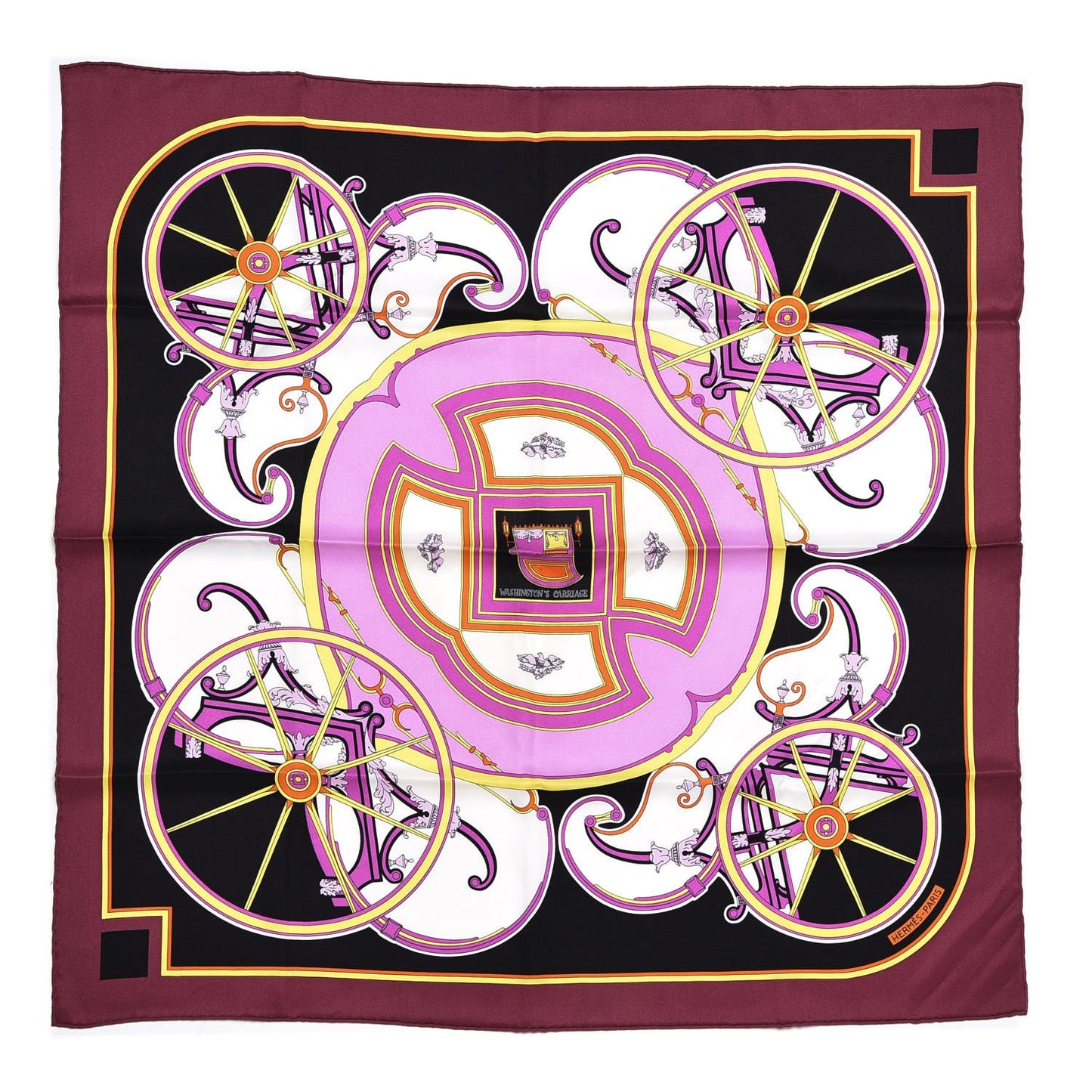 Silk Washington's Carriage Scarf 65