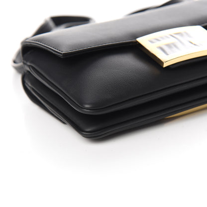 Fendi Vitello Grace Matte Duo Baguette Black 4 of 10