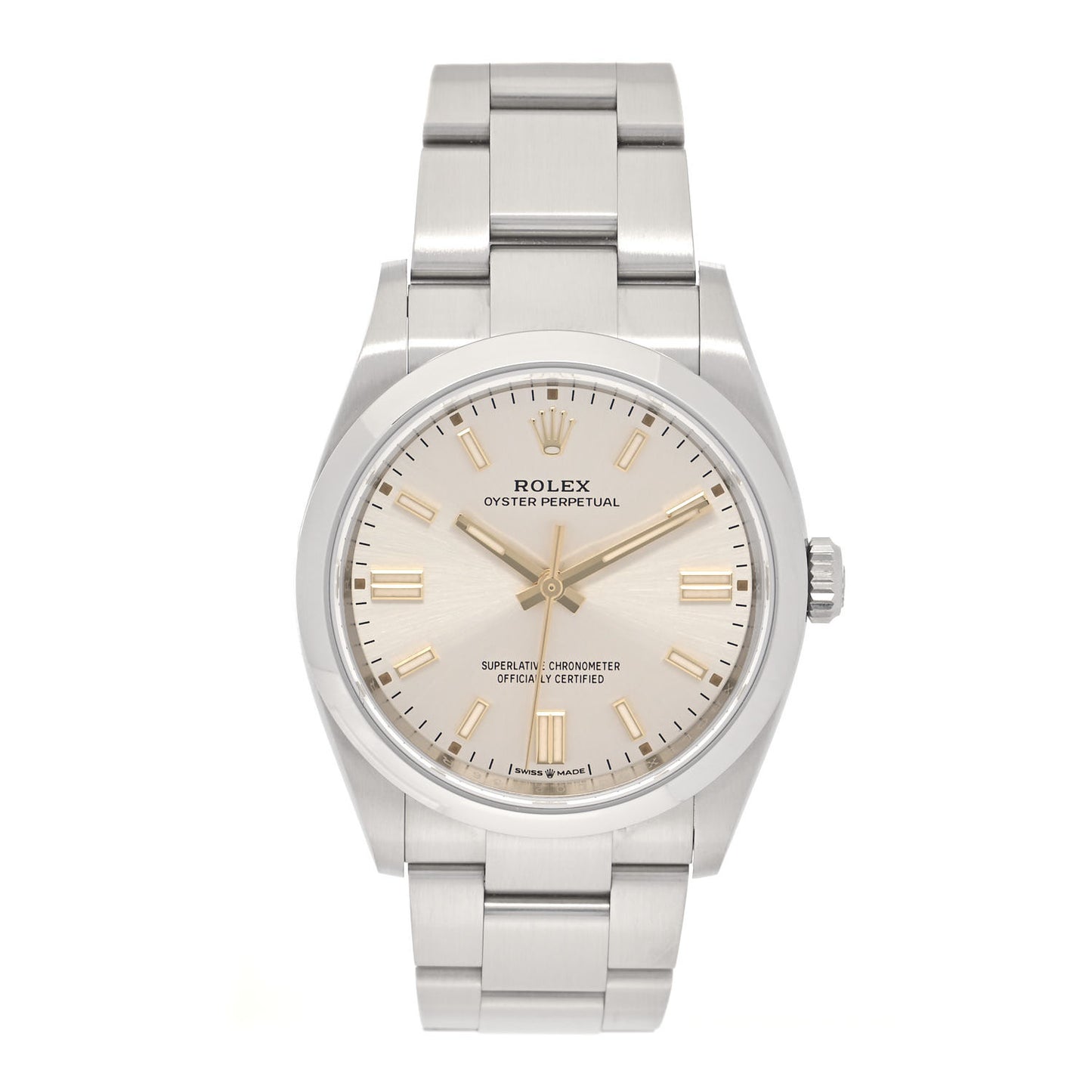 Stainless Steel 36mm Oyster Perpetual Watch Silver 126000