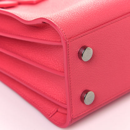 Saint Laurent Grained Calfskin Nano Sac De Jour Coral 10 of 14