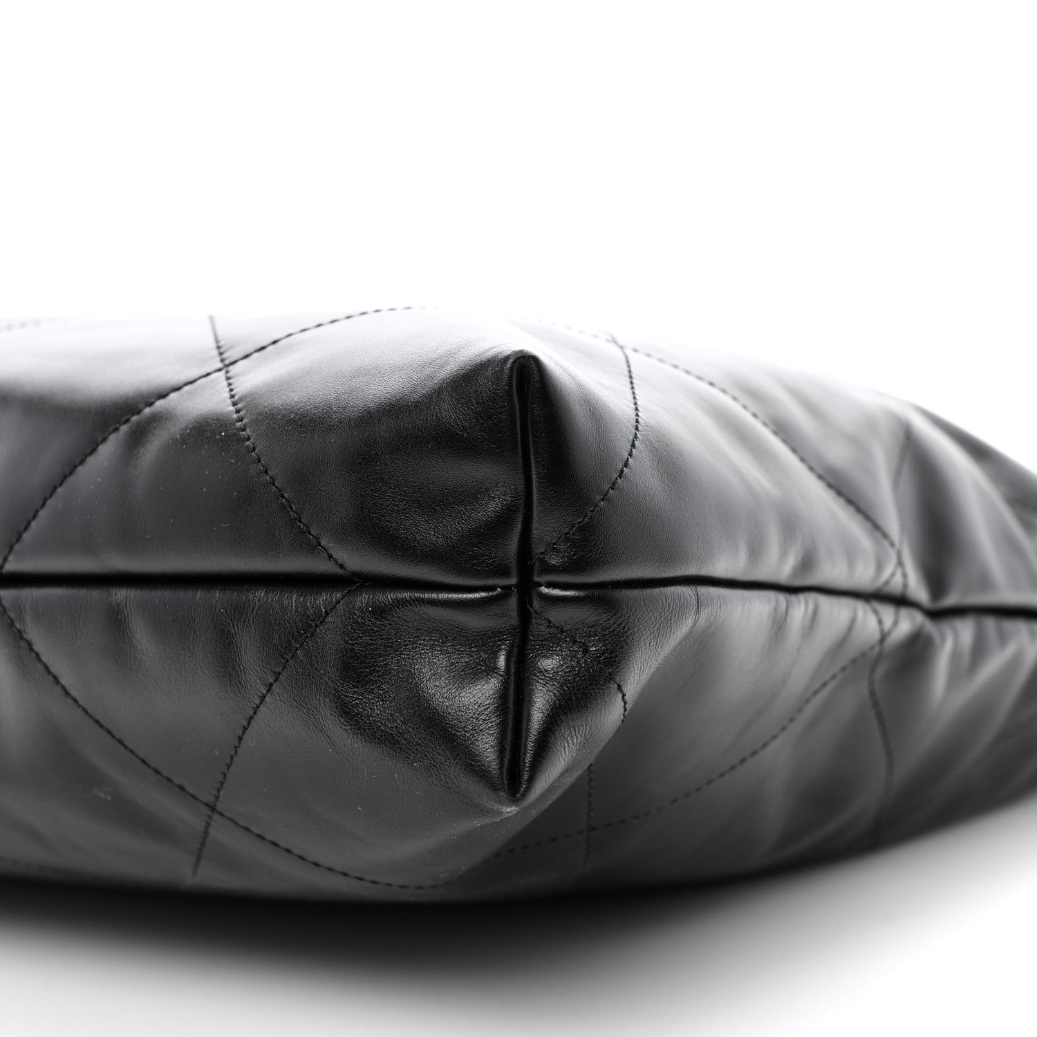 Chanel Shiny Calfskin Quilted Chanel 22 Black 10 of 12