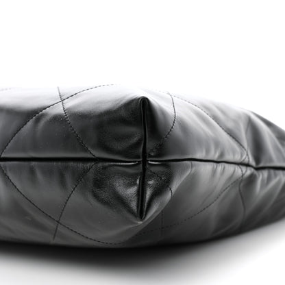 Chanel Shiny Calfskin Quilted Chanel 22 Black 10 of 12