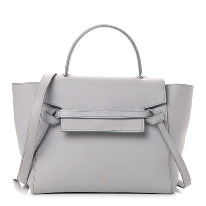Celine Grained Calfskin Micro Belt Bag Pearl Blue 1 of 13