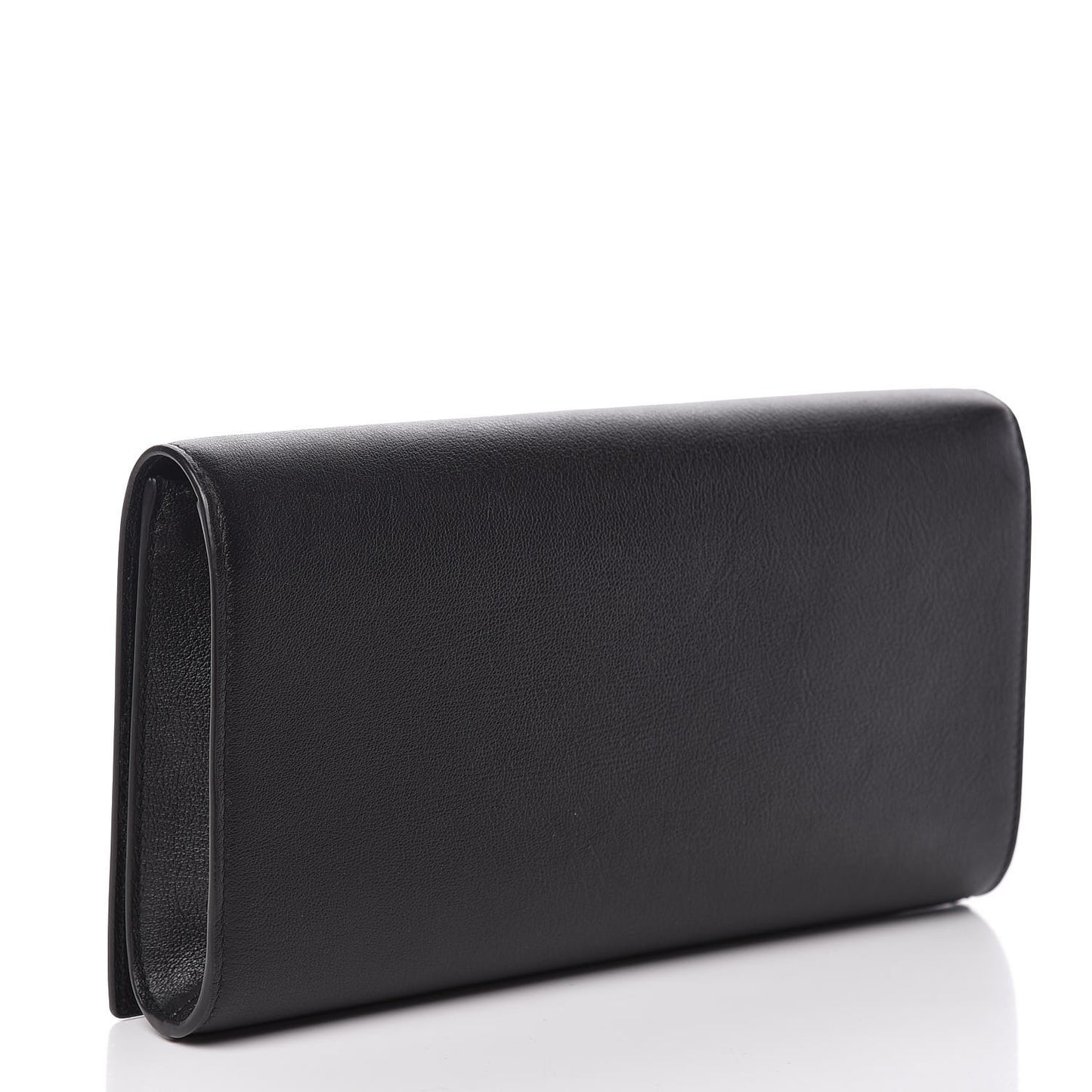 Calfskin Monogram Large Belle De Jour Clutch Black