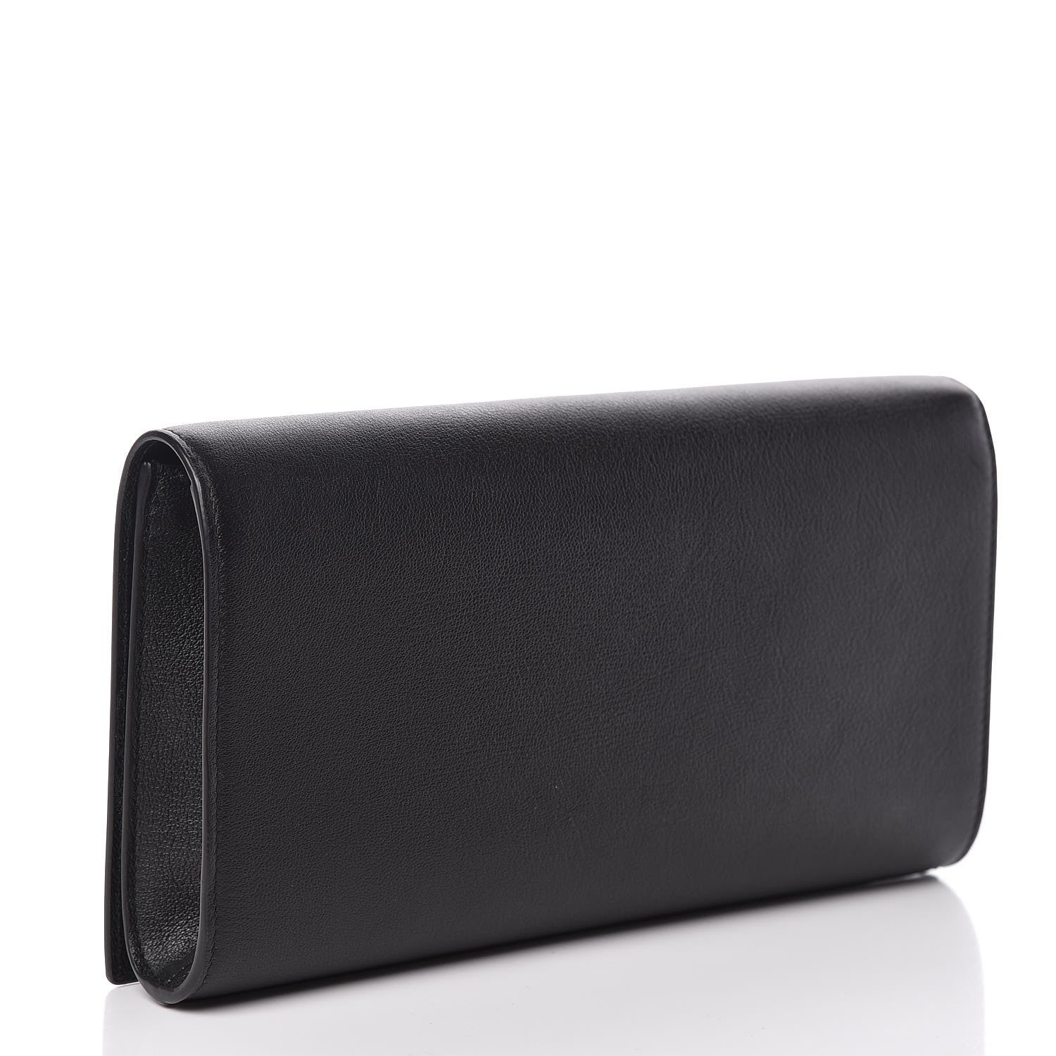 Saint Laurent Calfskin Monogram Large Belle De Jour Clutch Black 3 of 8